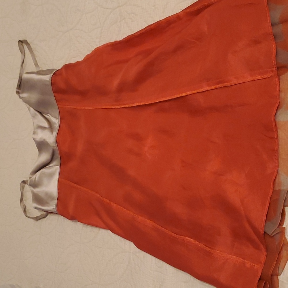 🧡Development By Erica Davies Silk Dress - Picture 9 of 12